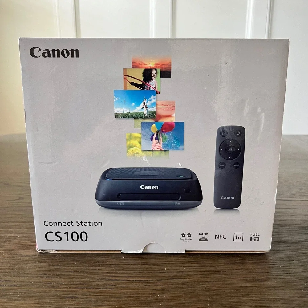 Canon Connect Station CS100 1TB Media Storage Hub NFC WiFi Full HD‎ 9899B002AA